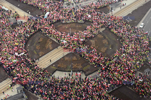 Protest rolników w Warszawie