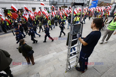 Protest rolników w Warszawie