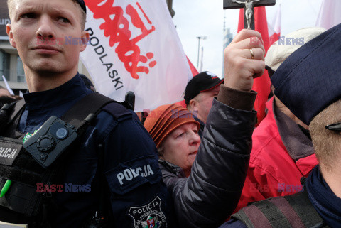 Protest rolników w Warszawie