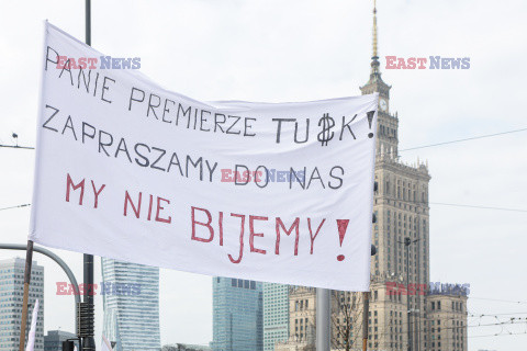 Protest rolników w Warszawie