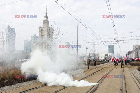 Protest rolników w Warszawie