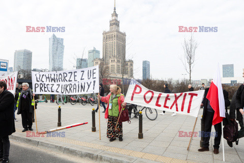 Protest rolników w Warszawie