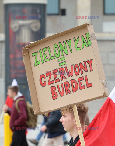 Protest rolników w Warszawie