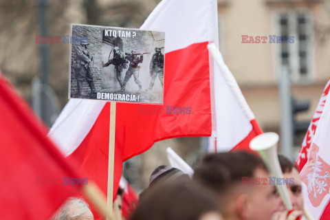 Protest rolników w Warszawie