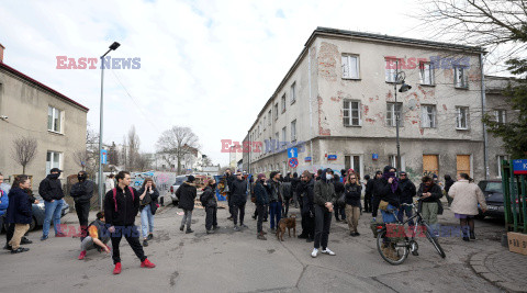 Eksmisja squatu Zaczyn na warszawskiej Pradze