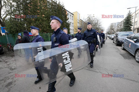 Eksmisja squatu Zaczyn na warszawskiej Pradze