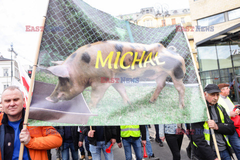 Protest rolników w Warszawie