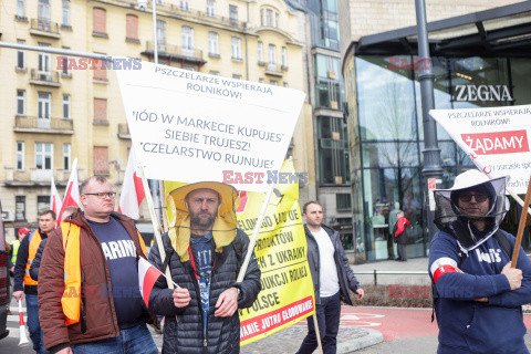 Protest rolników w Warszawie