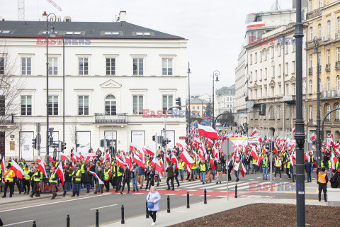 Protest rolników w Warszawie