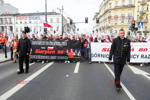 Protest rolników w Warszawie