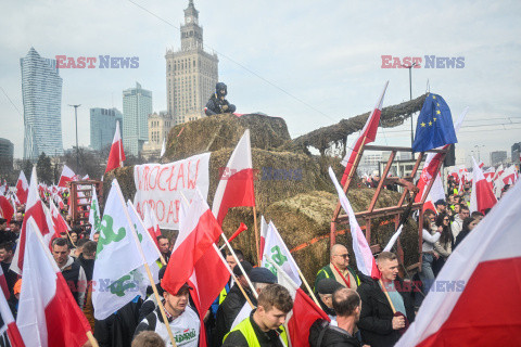 Protest rolników w Warszawie