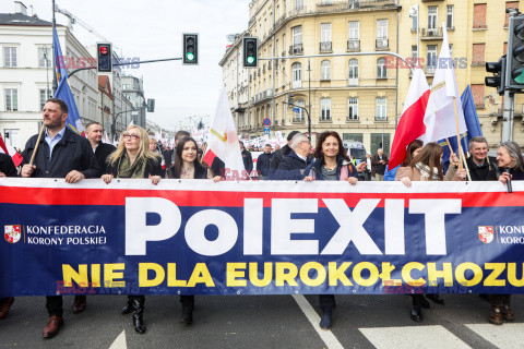 Protest rolników w Warszawie