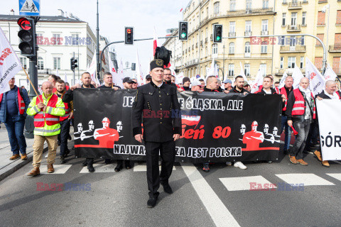 Protest rolników w Warszawie