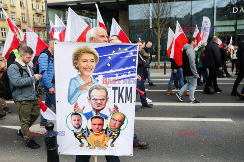 Protest rolników w Warszawie