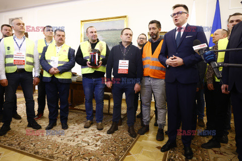 Protest rolników w Warszawie