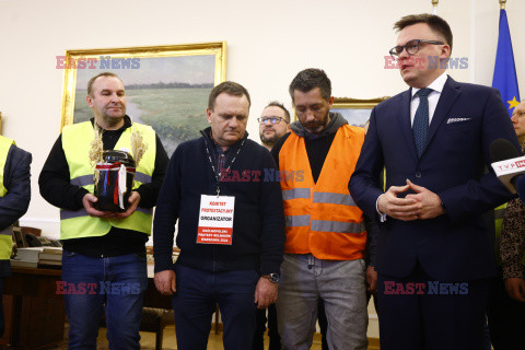 Protest rolników w Warszawie