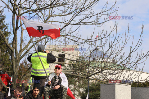 Protest rolników w Warszawie