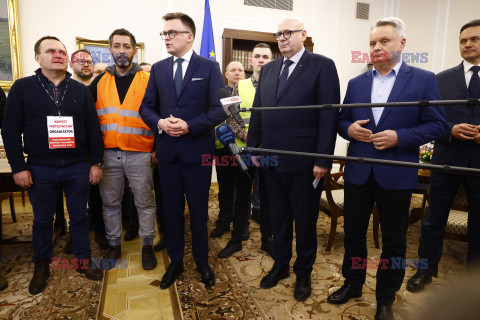 Protest rolników w Warszawie