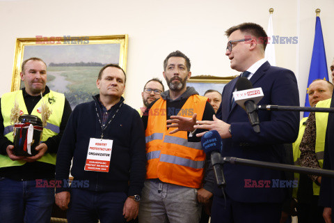 Protest rolników w Warszawie