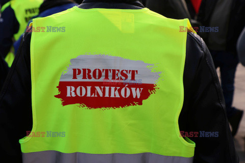 Protest rolników w Warszawie