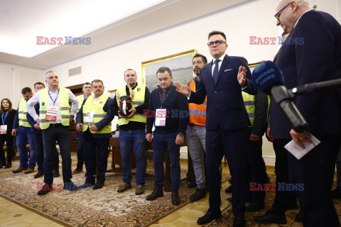 Protest rolników w Warszawie