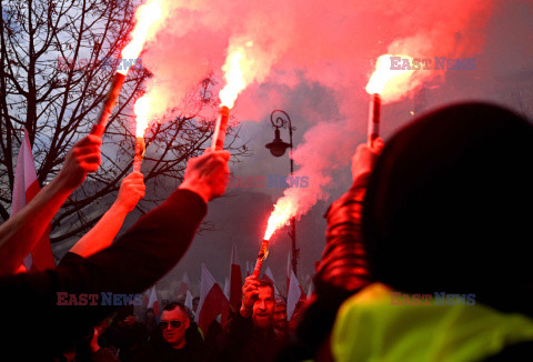 Protest rolników w Warszawie