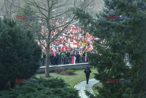 Protest rolników w Warszawie