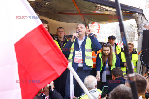 Protest rolników w Warszawie