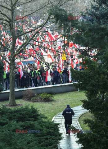 Protest rolników w Warszawie