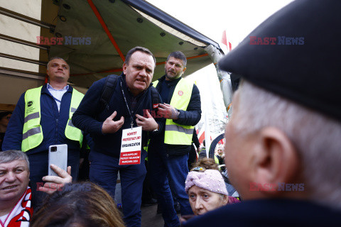 Protest rolników w Warszawie