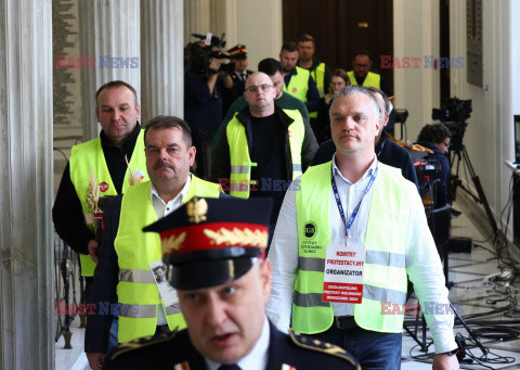 Protest rolników w Warszawie