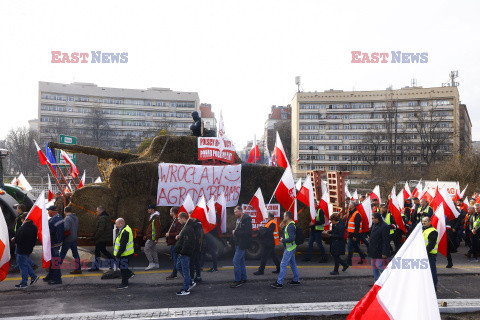 Protest rolników w Warszawie