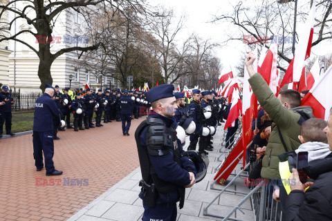 Protest rolników w Warszawie