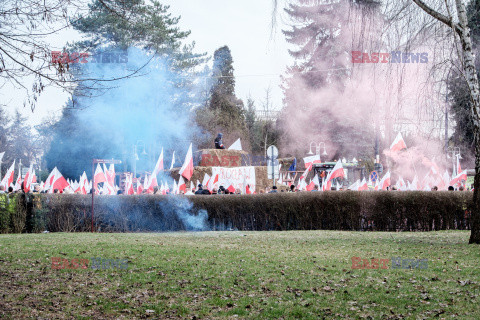 Protest rolników w Warszawie