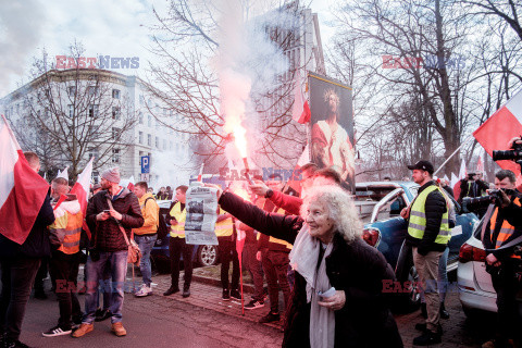 Protest rolników w Warszawie