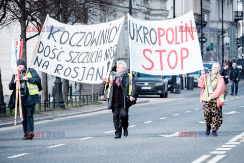 Protest rolników w Warszawie