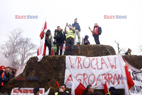 Protest rolników w Warszawie