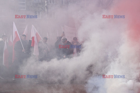 Protest rolników w Warszawie