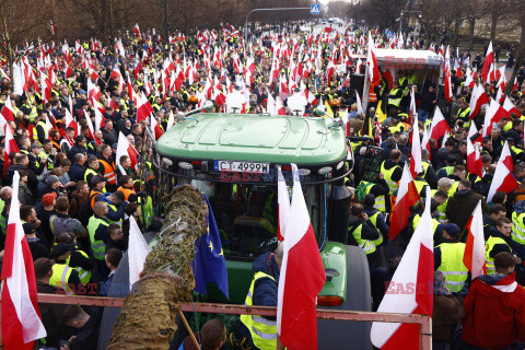 Protest rolników w Warszawie