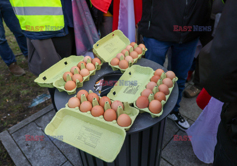 Protest rolników w Warszawie