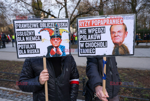 Protest rolników w Warszawie