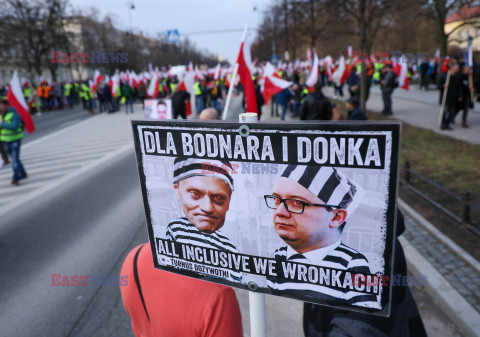 Protest rolników w Warszawie