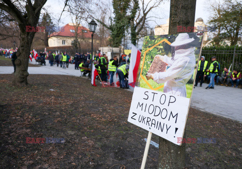 Protest rolników w Warszawie