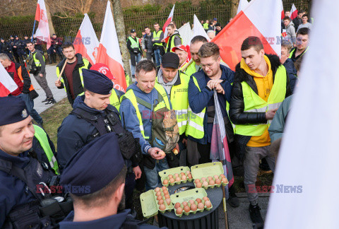 Protest rolników w Warszawie