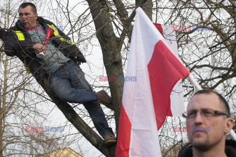 Protest rolników w Warszawie