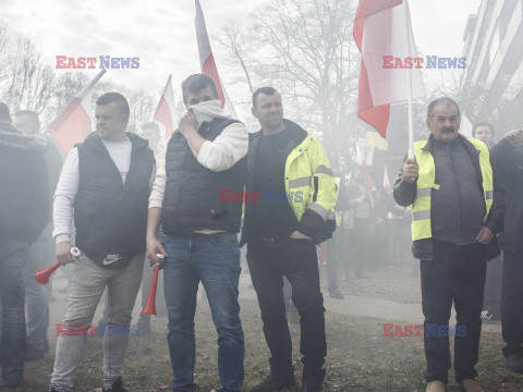 Protest rolników w Warszawie