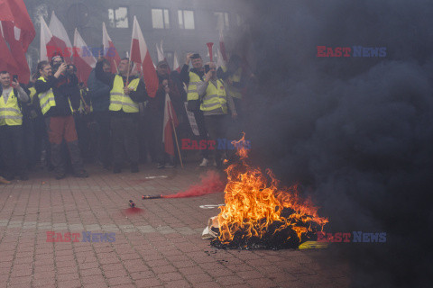 Protest rolników w Warszawie