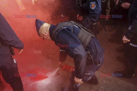 Protest rolników w Warszawie