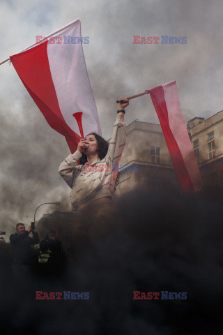 Protest rolników w Warszawie