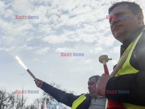 Protest rolników w Warszawie